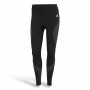 Adidas Black Performance Leggings with Grey Panels