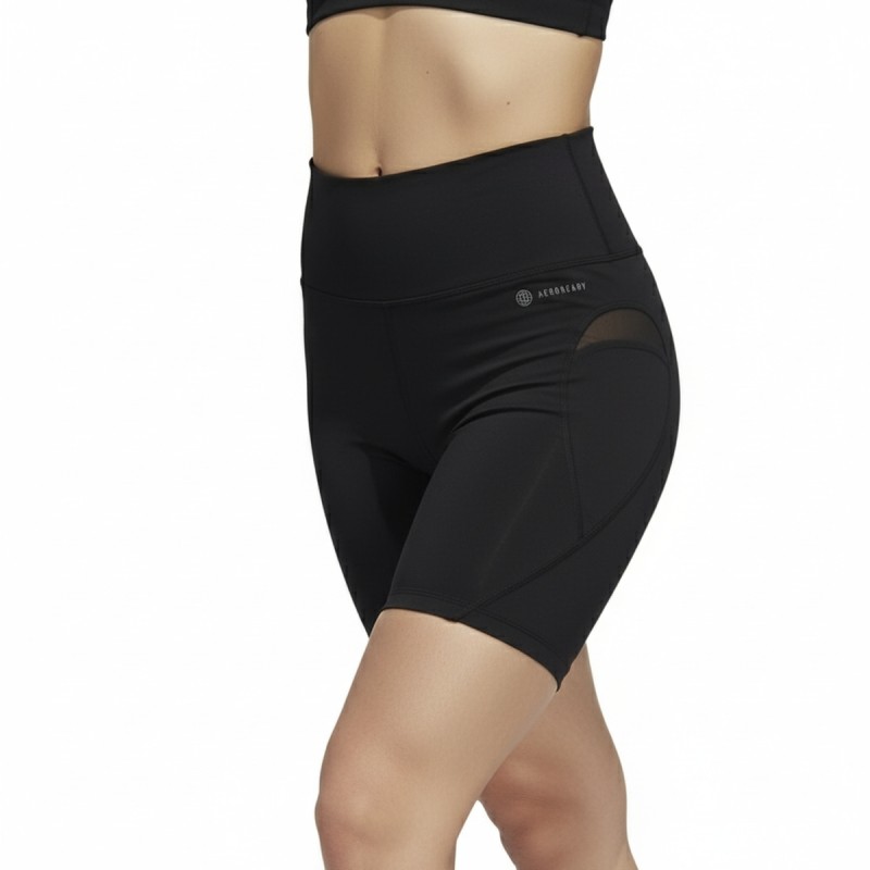 Adidas Black High Waisted Cycling Shorts