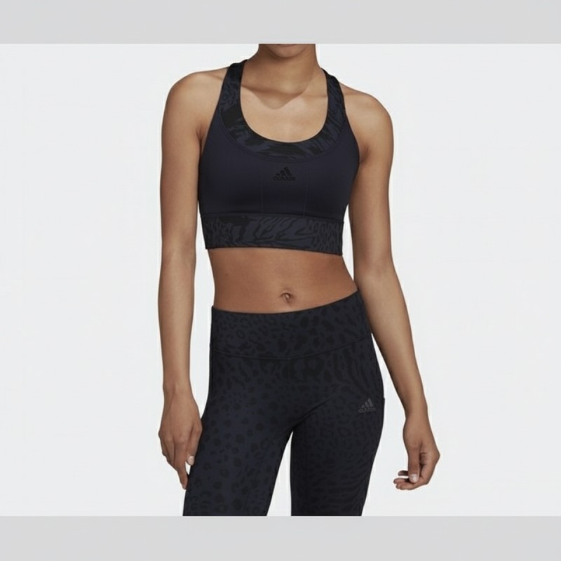 Adidas Racerback Sports Bra Black
