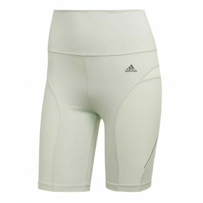 Adidas High-Waisted Bike Shorts Sage Green
