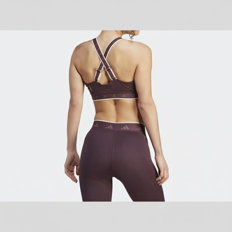 Adidas PWI Training Sports Bra Brown