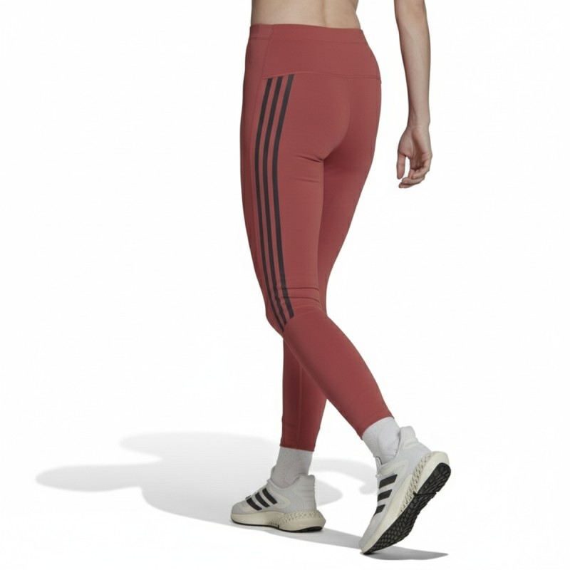 Adidas Three Stripes Performance Leggings Red