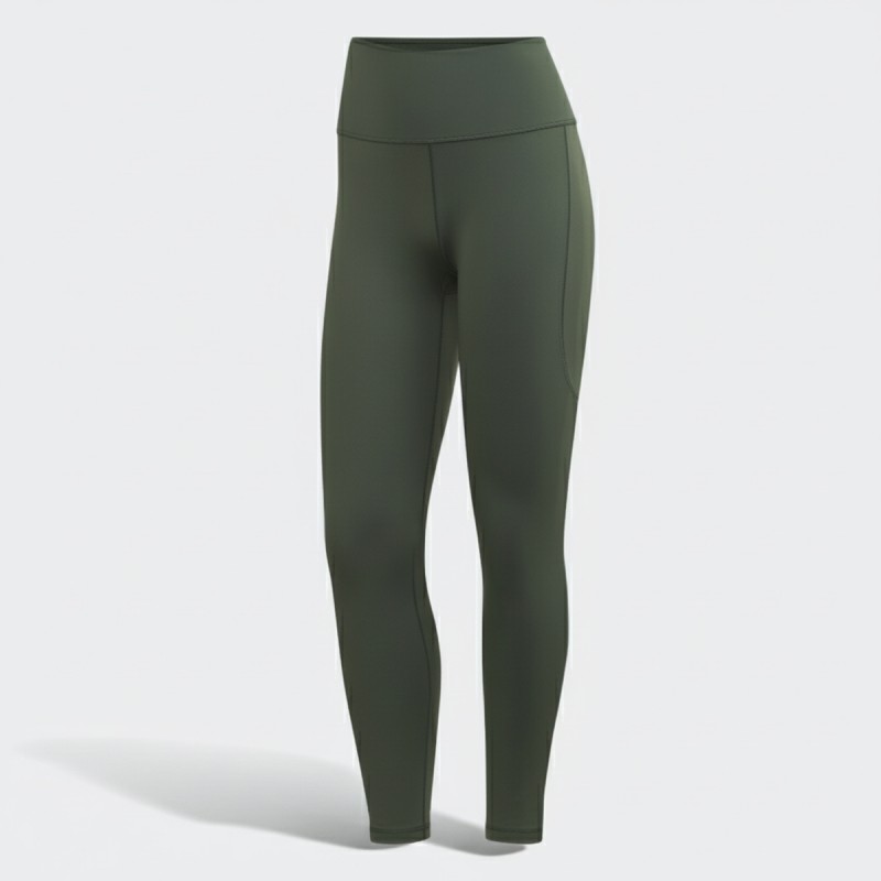 Adidas High-Waist Performance Leggings Green