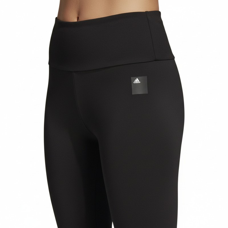 Adidas High-Waisted Boot-Cut Leggings Black