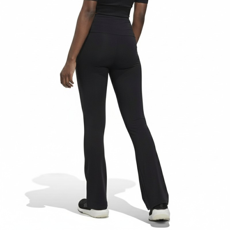 Adidas High-Waisted Boot-Cut Leggings Black