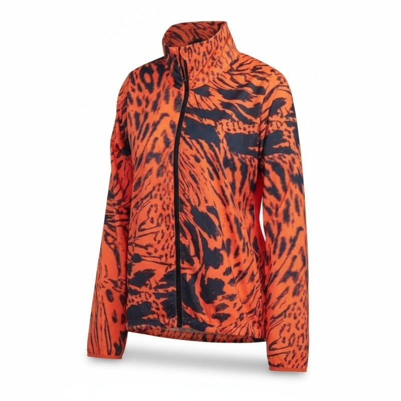 Adidas Animal Print Track Jacket Orange