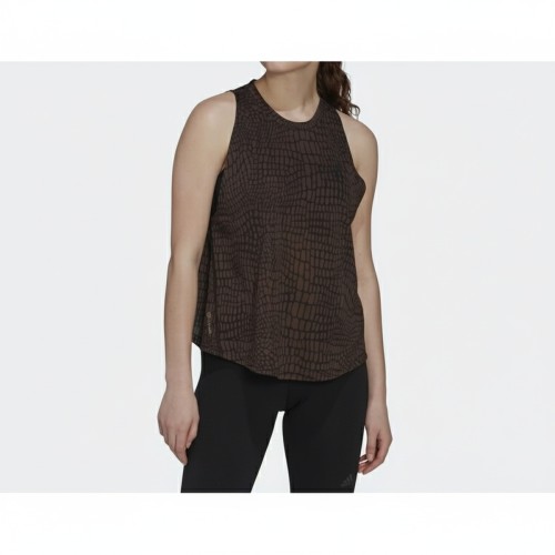 Adidas Crocodile Print Tank Top Brown