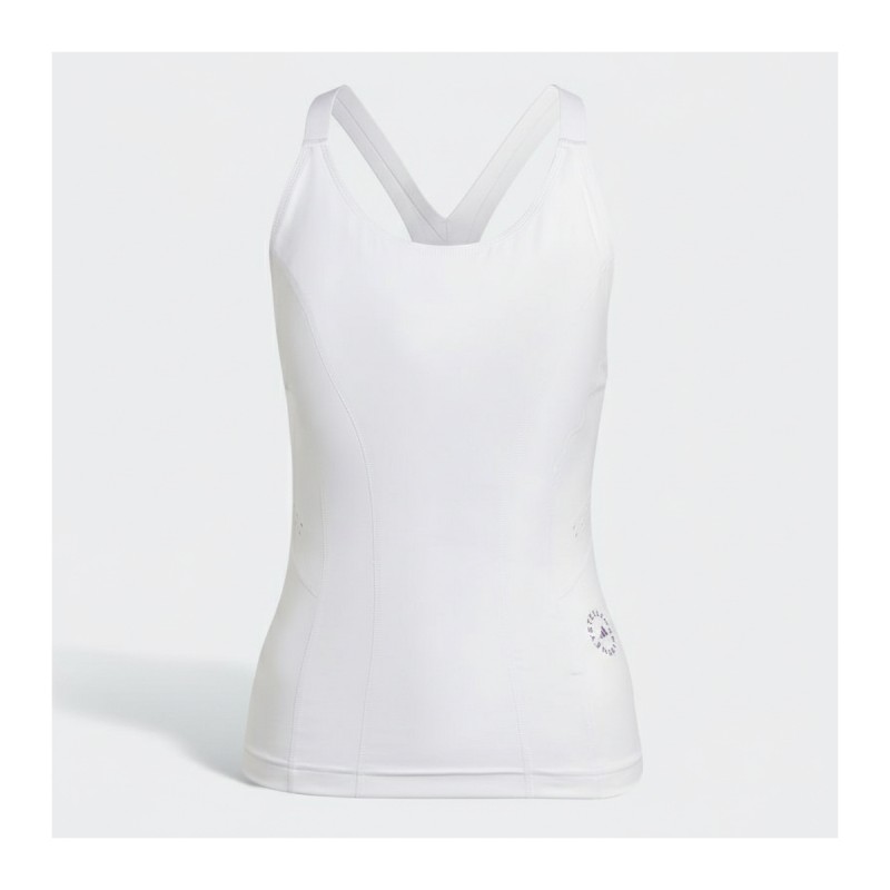 Adidas White Sleeveless Tank Top
