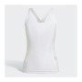Adidas White Sleeveless Tank Top