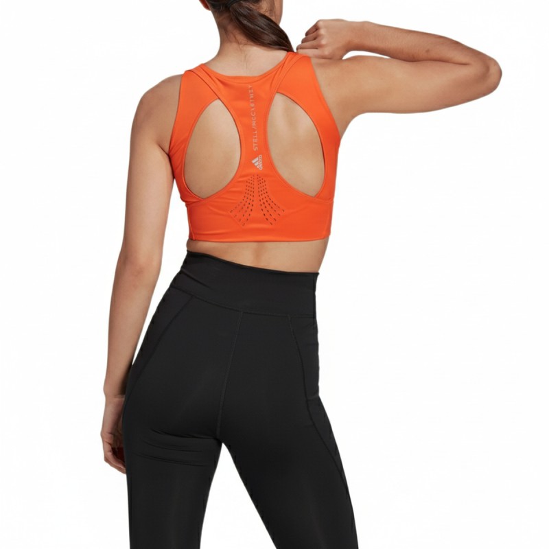 Adidas Stellasport Cropped Sports Bra Orange