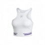 Adidas Stella McCartney Racerback Crop Tank White