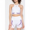 Adidas Stella McCartney Racerback Crop Tank White