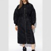 Adidas Santiago Quilted Long Coat Black