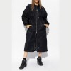 Adidas Santiago Quilted Long Coat Black