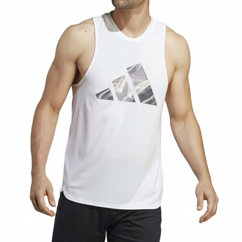 Adidas HIIT Graphics Tank Top White