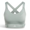 Adidas Fast Cross-Back Sports Bra Silver