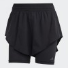 Adidas HIIT Two-in-One Training Shorts Black