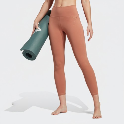 YGA LUX High Waisted Leggings Terracotta