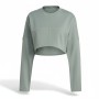 Adidas Sage Green Cropped Sweatshirt