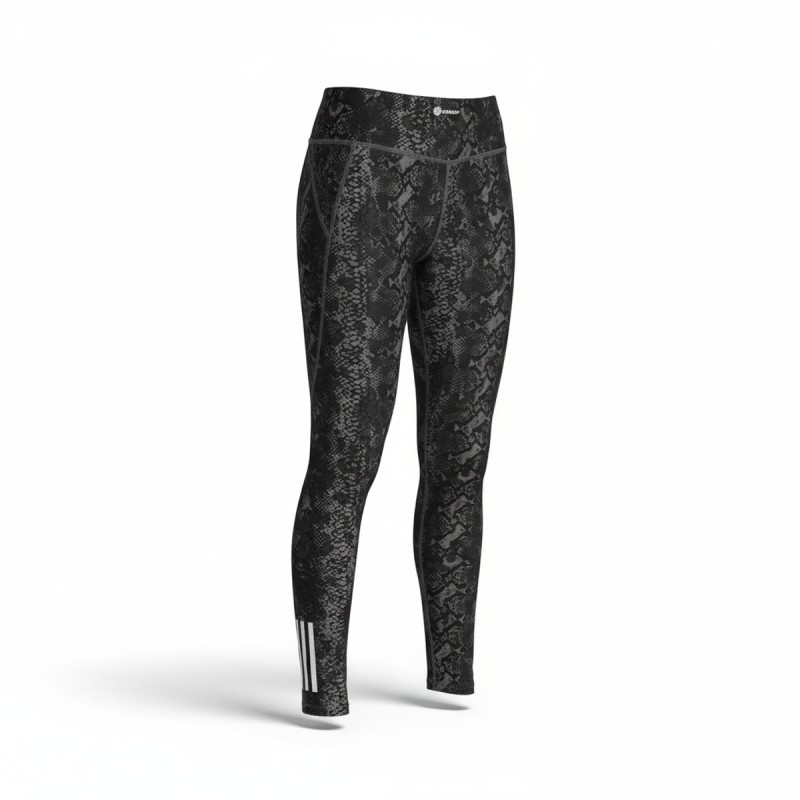 Adidas Snake Print Leggings Black Grey