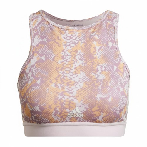 Adidas Digital Camo Sports Bra Purple Orange Adidas Digital Camo Sports Bra Purple Orange