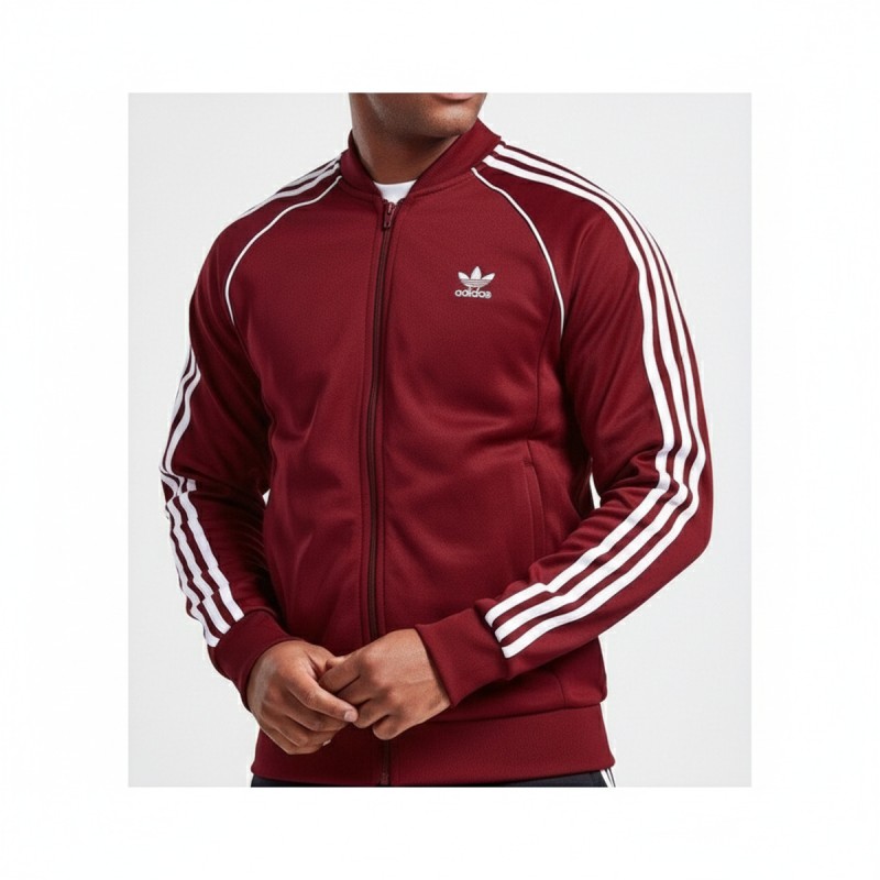 Adidas Originals Superstar Track Jacket Bordeaux