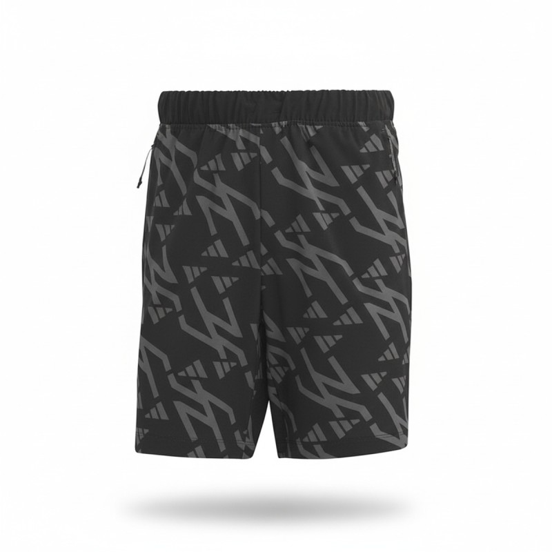 Adidas Logo Print Training Shorts Black