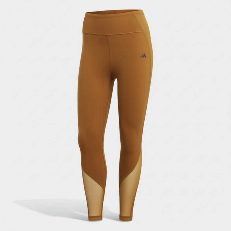 Adidas Colorblock High-Rise Leggings Brown