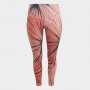 Adidas Studio Palm Print Leggings Brown