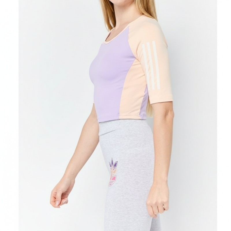 Adidas Purple Raglan Training Top Women