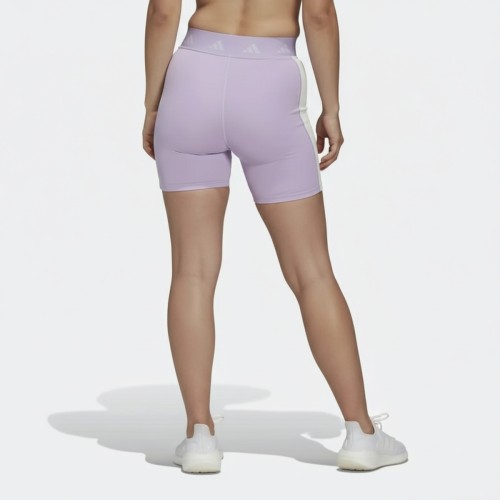 Adidas Women's High-Waisted Shorts Purple