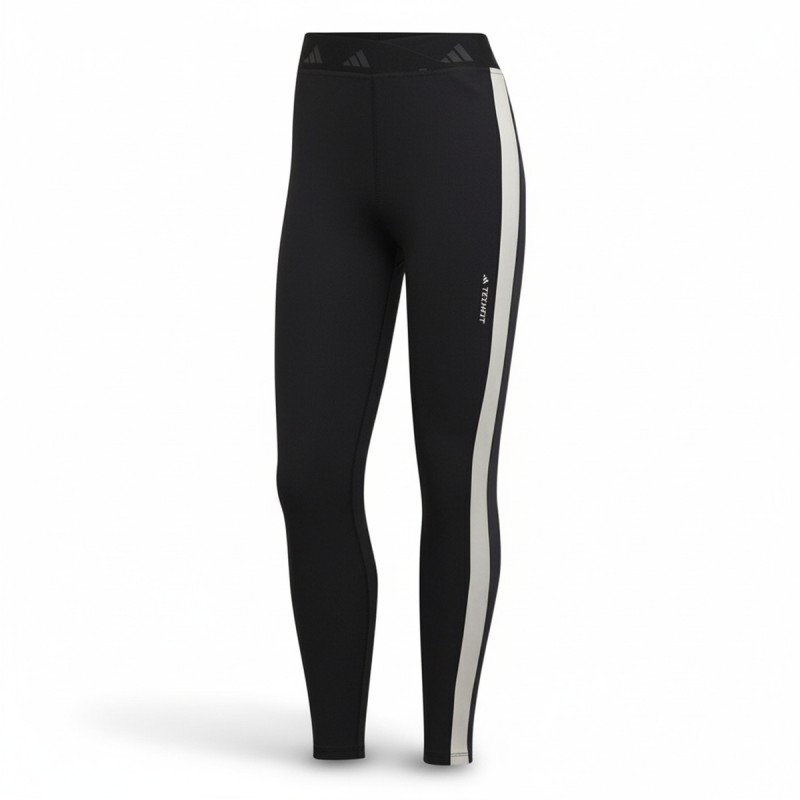 Adidas Black White Stripe Training Leggings