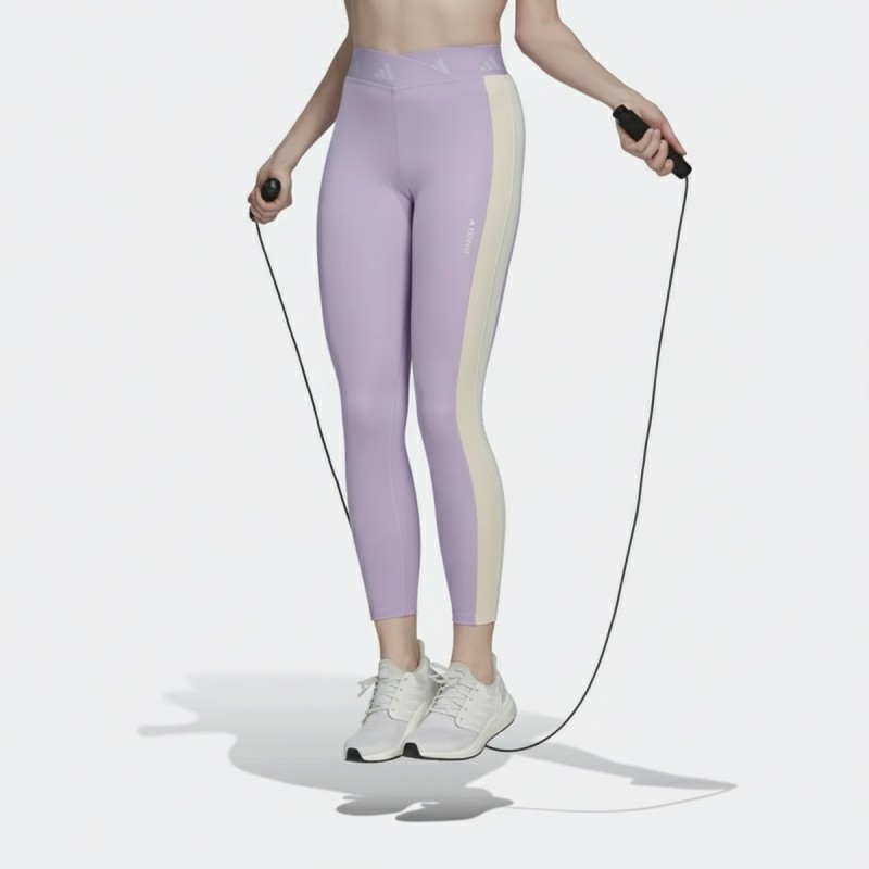 Adidas Side Stripe 7/8 Leggings Purple