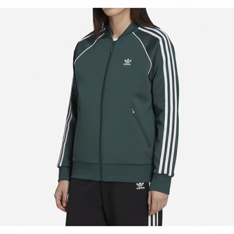 Adidas SST Trefoil Track Jacket Green