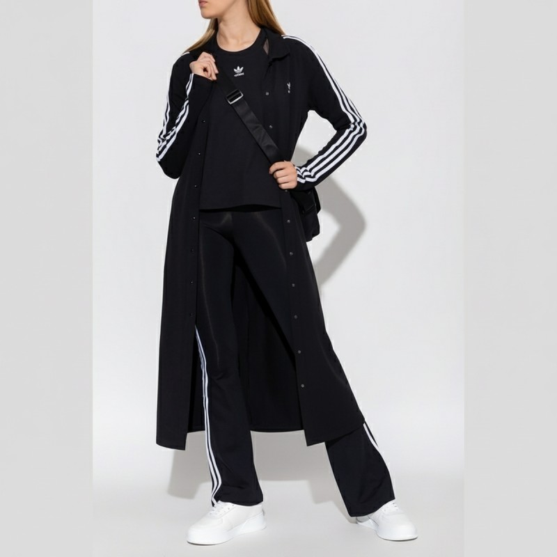 Adidas Originals Three-Stripe Flared Leggings Black