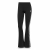 Adidas Originals Three-Stripe Flared Leggings Black