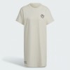 Adidas Cream T-Shirt Dress White