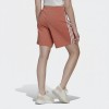 Adidas 3-Stripes Cotton Track Shorts Orange