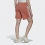 Adidas 3-Stripes Cotton Track Shorts Orange