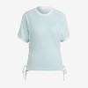 Adidas Laced Side Tie T-Shirt Blue