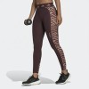Adidas Chevron Side Stripe Leggings Brown