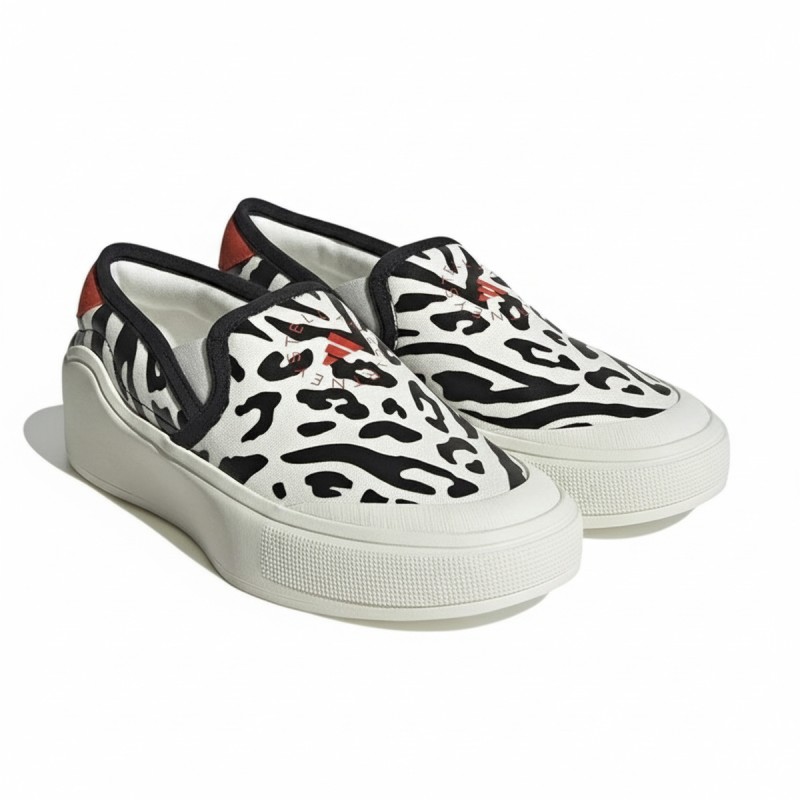Adidas aSMC Leopard Print Slip-On White