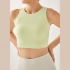 Adidas Women's Sleeveless Crop Tank Green