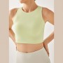 Adidas Women's Sleeveless Crop Tank Green