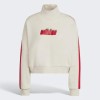 Adidas Turtleneck Cropped Sweatshirt White