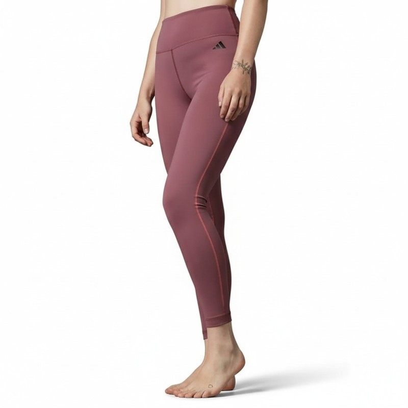 Adidas High-Waisted Yoga Leggings Dusty Rose