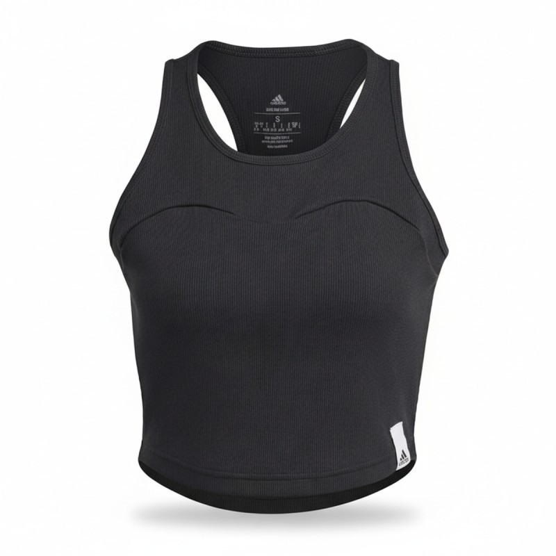 Adidas Organic Ribbed Tank Top Black