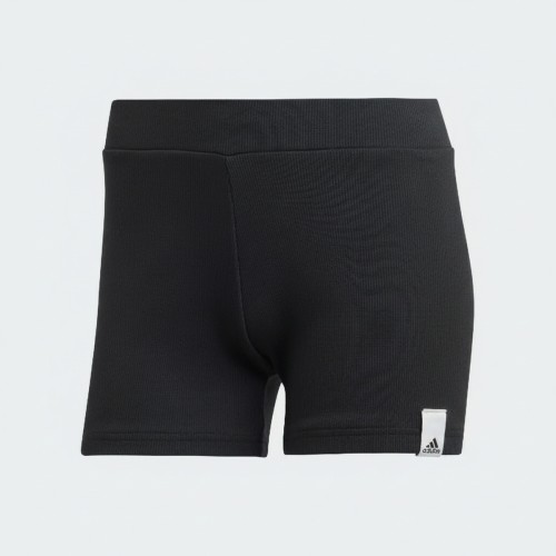 Adidas Black Ribbed Shorts Women