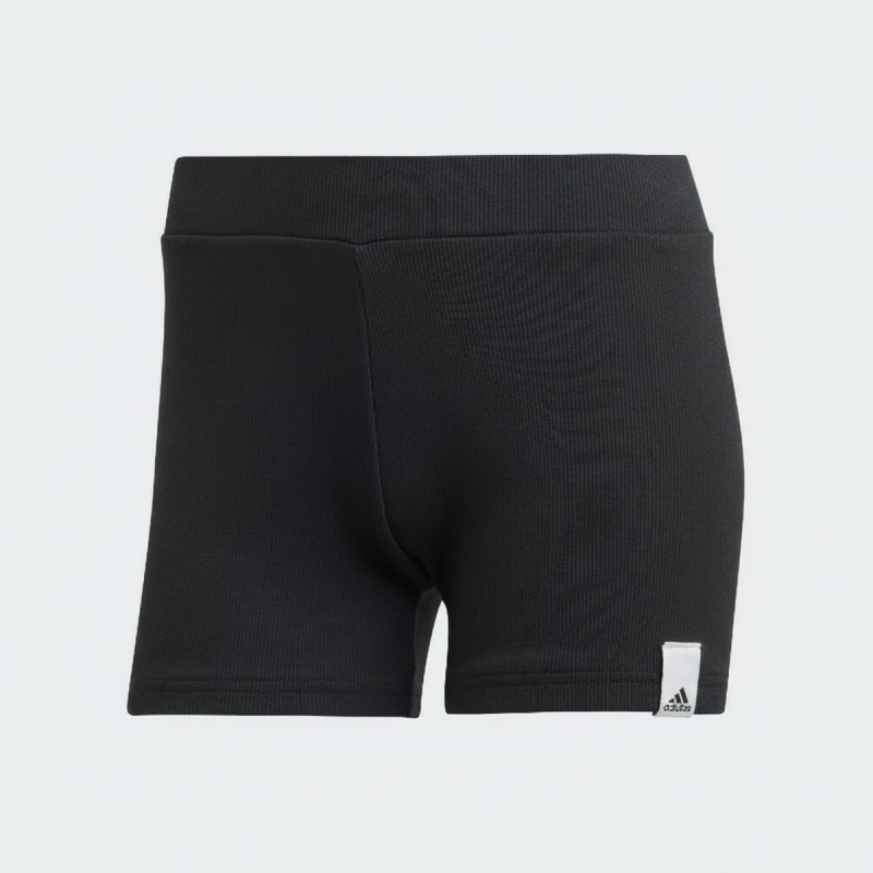 Adidas Black Ribbed Shorts Women