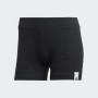 Adidas Black Ribbed Shorts Women